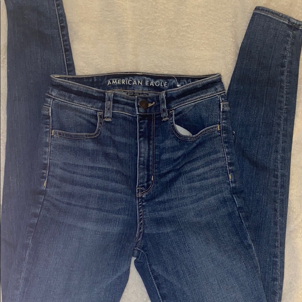 Dark Wash High Rise Jeggings